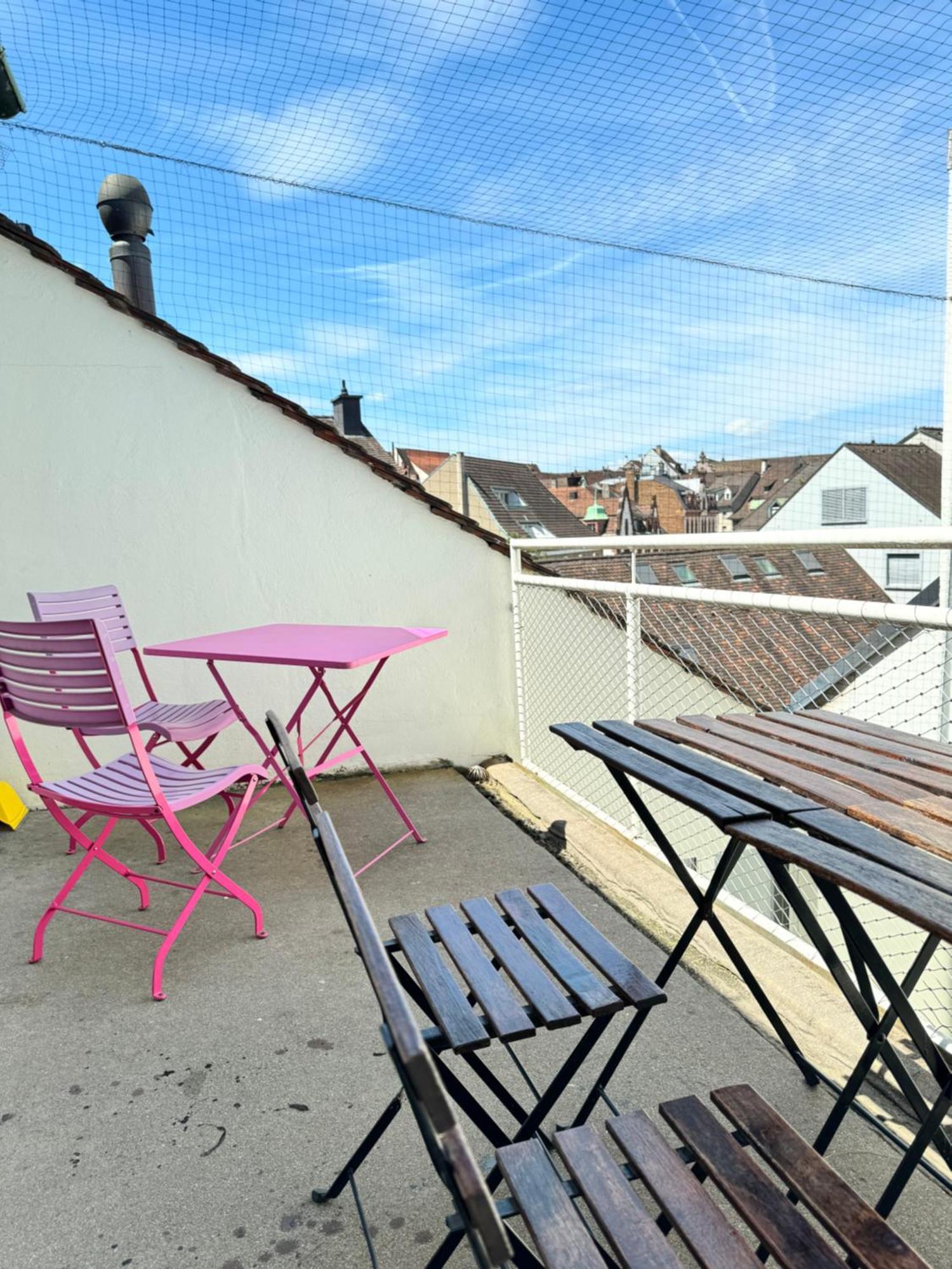 City Center Rooftop Studio With Oldtown View Basel Exteriör bild